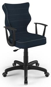 Entelo Scaun de birou ergonomic Norma TW24 albastru închis & negru BA-B-6-B-C-TW24-B