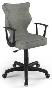 Entelo Scaun de birou ergonomic Good Chair Norm TW03, gri și negru BA-B-6-B-C-TW03-B
