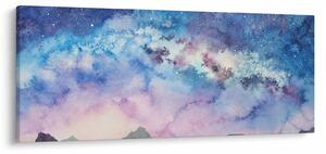 Tablou - Calea lactee, aquarel (120x50 cm)