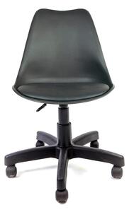 Scaun de birou cu înălțime reglabil, CH-04, negru
