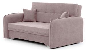 Canapea extensibila cu trei locuri LAINE, roz deschis
