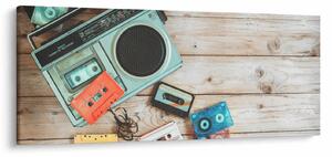 Tablou - Radio retro (120x50 cm)