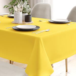 Goldea față de masă 100% bumbac - galben 120 x 180 cm