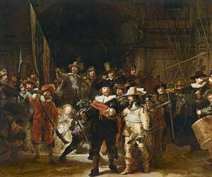 Reproducere The Nightwatch, 1642, Rembrandt Harmensz. van Rijn (1606-69)