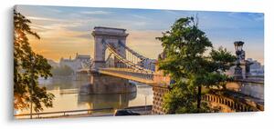 Tablou - Pod peste râu, Budapesta, Ungaria (120x50 cm)
