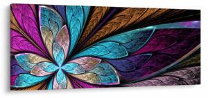 Tablou - Floare, abstracție (120x50 cm)