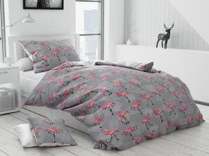Lenjerie de pat din bumbac Culoare gri, TOJAMA + husa de perna 40 x 40 cm Dimensiune lenjerie de pat: 70 x 90 cm | 140 x 200 cm