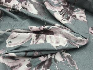 MK Lenjerie de pat din bumbac Culoare verde, NARITA + husa de perna 40 x 40 cm Dimensiune lenjerie de pat: 2 buc 70 x 90 cm | 200 x 220 cm