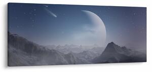 Tablou - Cer deasupra stâncilor (120x50 cm)