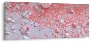 Tablou - Atmosfera de litoral în nuanțe roz (120x50 cm)