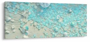 Tablou - Atmosfera de litoral în nuanțe turcoaz (120x50 cm)