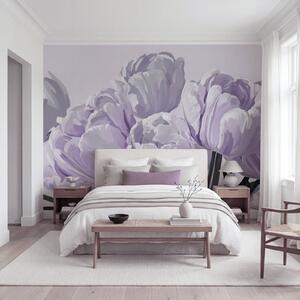 Fototapet Flori delicate în nuanțe pastelate, Fototapet flori, Fototapet populare, t01001v3 - Tapeko.ro