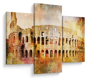 Tablou - Pictură digitală, Colosseum, Roma, Italia (90x60 cm)