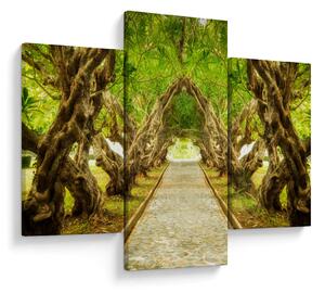 Tablou - Tunel viu din plumeria (90x60 cm)