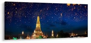 Tablou - Lampioane norocului, Bangkok (120x50 cm)