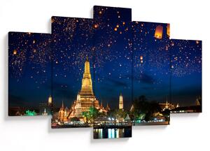 Tablou - Lampioane norocului, Bangkok (150x105 cm)