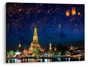 Tablou - Lampioane norocului, Bangkok (70x50 cm)