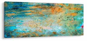 Tablou - Abstract albastru (120x50 cm)
