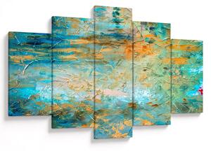 Tablou - Abstract albastru (150x105 cm)