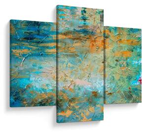 Tablou - Abstract albastru (90x60 cm)