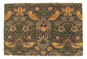 Covoraș de intrare din fibre de nucă de cocos 40x60 cm William Morris Strawberry Thief – Artsy Doormats