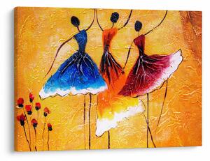 Tablou - Pictură în ulei, balerina (70x50 cm)