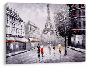 Tablou - Pictură în ulei, Paris (70x50 cm)