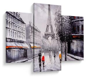 Tablou - Pictură în ulei, Paris (90x60 cm)