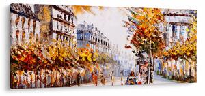 Tablou - Strada din Paris (120x50 cm)