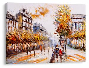 Tablou - Strada din Paris (70x50 cm)