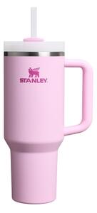 Termos roz cu pai din oțel inoxidabil 1,18 l Quencher H2.0 FlowState Tumbler Cherry Blossom – Stanley