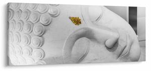 Tablou - Buddha alb (120x50 cm)