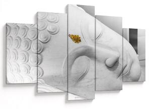 Tablou - Buddha alb (150x105 cm)