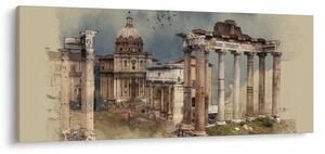 Tablou - Forumul Roman, Roma, Italia (120x50 cm)