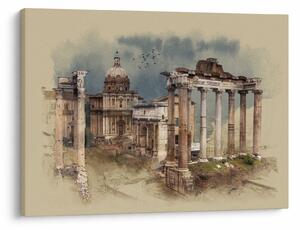 Tablou - Forumul Roman, Roma, Italia (70x50 cm)