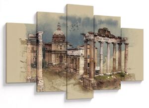 Tablou - Forumul Roman, Roma, Italia (150x105 cm)