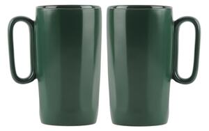Căni verde-închis 2 buc. din gresie 330 ml Fuori – Vialli Design