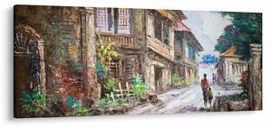 Tablou - Satul filipinez, Asia (120x50 cm)