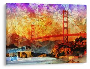 Tablou - Golden Gate, SanFrancisco, California (70x50 cm)