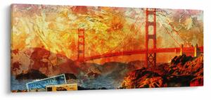 Tablou - Golden Gate, SanFrancisco, California (120x50 cm)