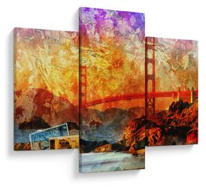 Tablou - Golden Gate, SanFrancisco, California (90x60 cm)