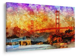Tablou - Golden Gate, SanFrancisco, California (90x60 cm)