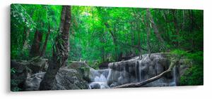 Tablou - Cascada Erawan, Kanchanaburi, Thailanda (120x50 cm)