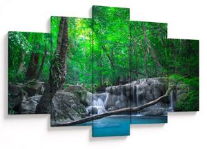 Tablou - Cascada Erawan, Kanchanaburi, Thailanda (150x105 cm)