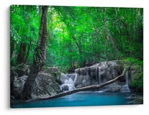 Tablou - Cascada Erawan, Kanchanaburi, Thailanda (70x50 cm)
