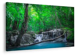 Tablou - Cascada Erawan, Kanchanaburi, Thailanda (90x60 cm)