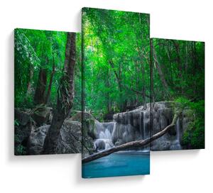 Tablou - Cascada Erawan, Kanchanaburi, Thailanda (90x60 cm)