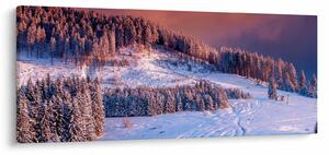 Tablou - Peisaj de iarnă (120x50 cm)