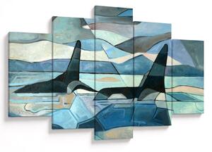 Tablou - Balene (150x105 cm)
