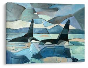 Tablou - Balene (70x50 cm)